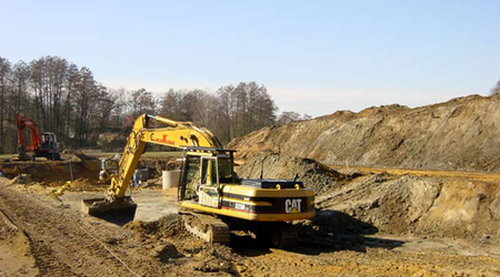Erdarbeiten Bagger